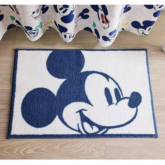 Disney Other - Blue and White Mickey Mouse Rug